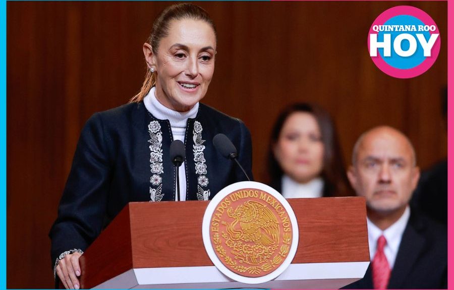 Reivindica presidenta soberanía y justicia social; México no se doblega