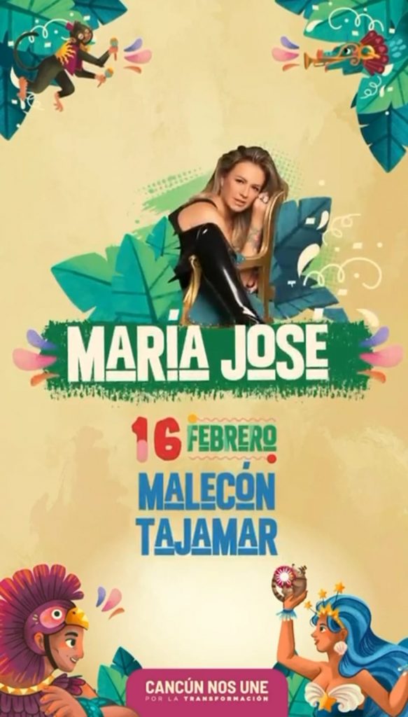 Cartelera Cancún Carnaval 2026