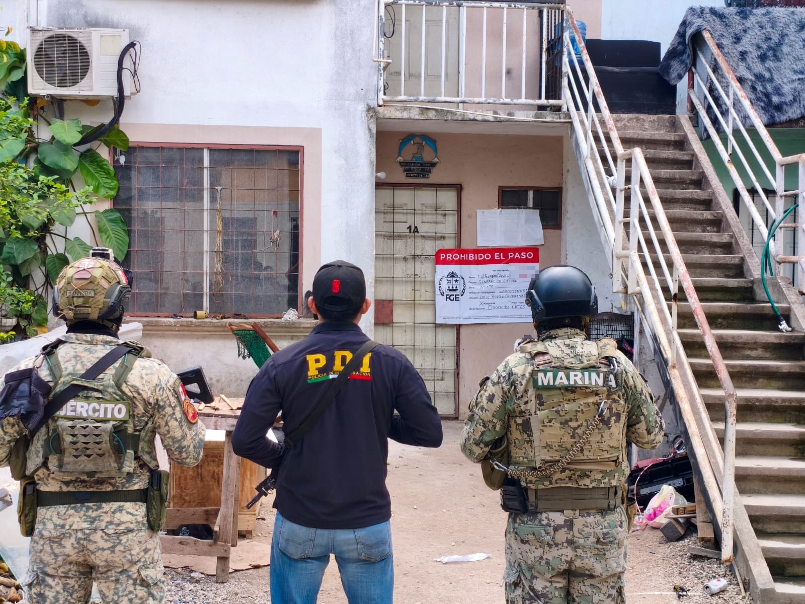 Cinco detenidos en tres cateos en Benito Juárez, Playa del Carmen y Cozumel