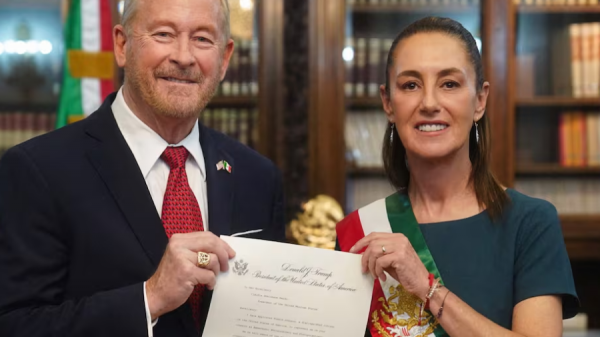 Claudia Sheinbaum se reúne con el embajador de Estados Unidos