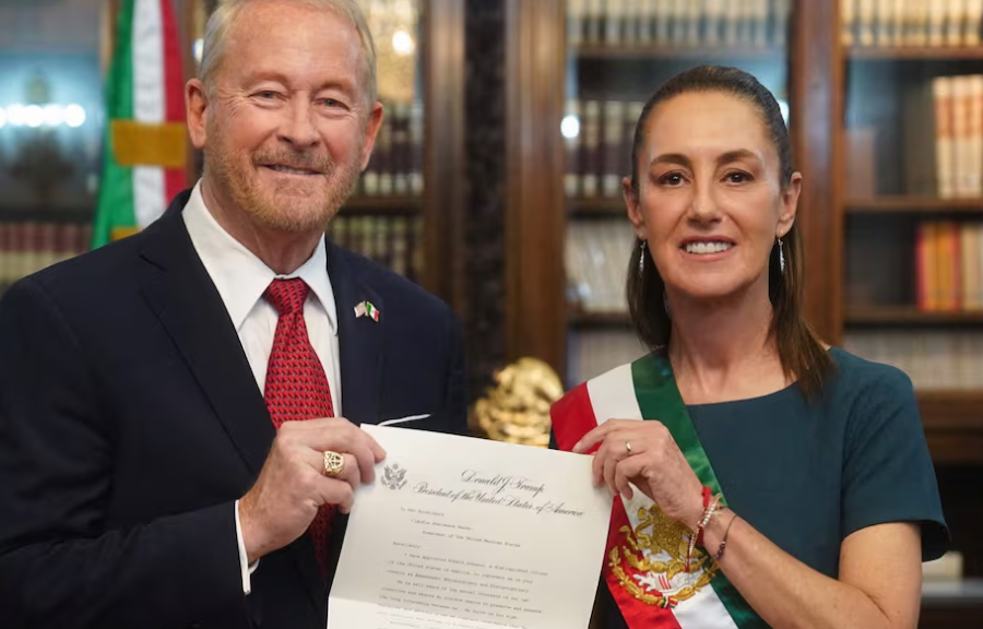 Claudia Sheinbaum se reúne con el embajador de Estados Unidos