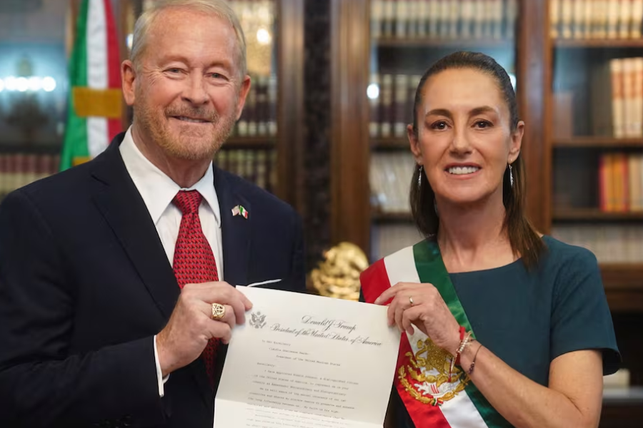 Claudia Sheinbaum se reúne con el embajador de Estados Unidos
