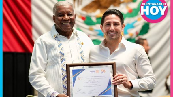 Congreso de Quintana Roo reconoce los 50 años de Rotary International
