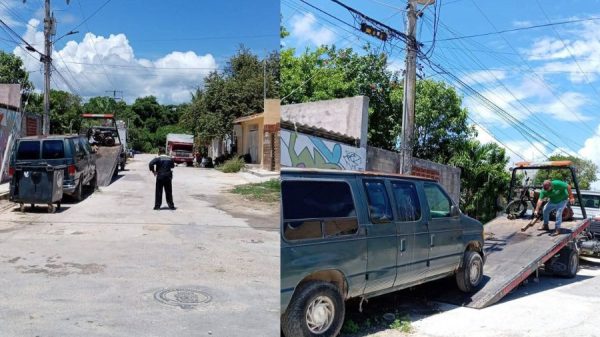 Tulum refuerza la seguridad con la campaña de deschatarrización en colonias