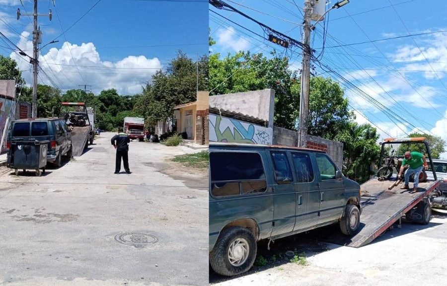 Tulum refuerza la seguridad con la campaña de deschatarrización en colonias