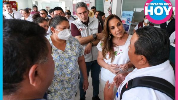 Mara Lezama supervisa la vacunación contra el sarampión en Chetumal