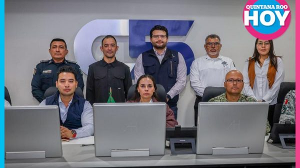 Ana Paty Peralta encabeza la Mesa de Seguridad en el C5 en Cancún