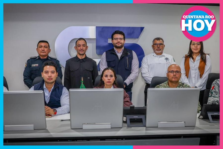 Ana Paty Peralta encabeza la Mesa de Seguridad en el C5 en Cancún