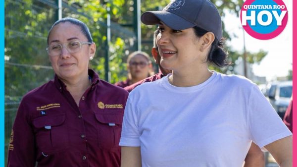 Estefanía Mercado supervisa Mega Brigada de Servicios Públicos en Puerto Aventuras