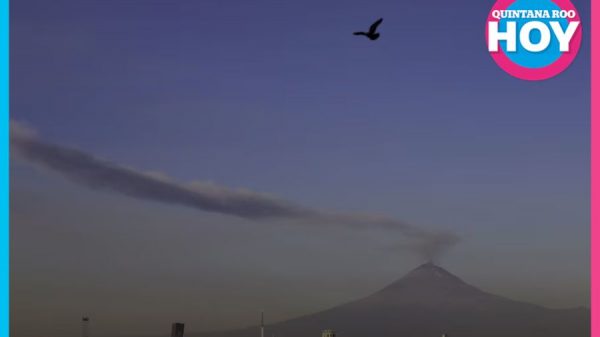 Registra el Popocatépetl 58 exhalaciones y se mantiene en Amarillo Fase 2