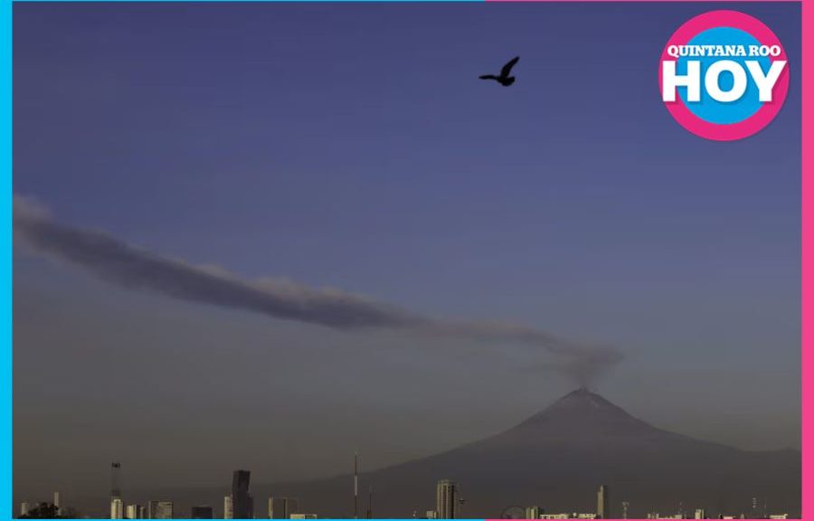 Registra el Popocatépetl 58 exhalaciones y se mantiene en Amarillo Fase 2