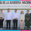 Playa del Carmen conmemora el Día de la Bandera con ceremonia cívica