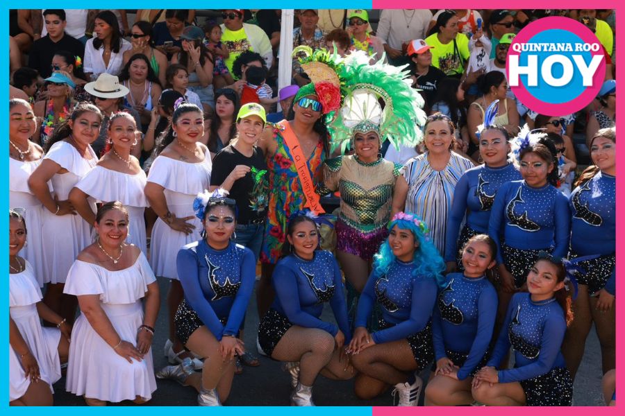 Tercer desfile llena de color el Carnaval “Soy Isla Mujeres” 2026