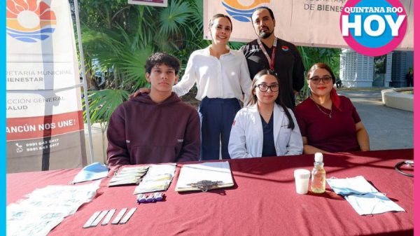 Aplican más de 3 mil vacunas contra el sarampión en Cancún