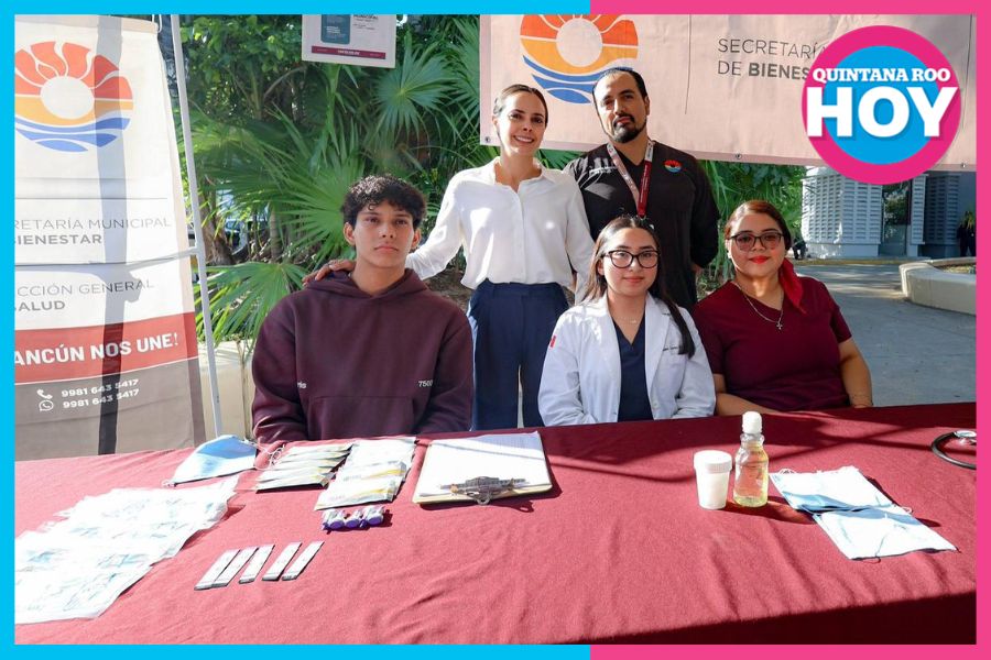 Aplican más de 3 mil vacunas contra el sarampión en Cancún