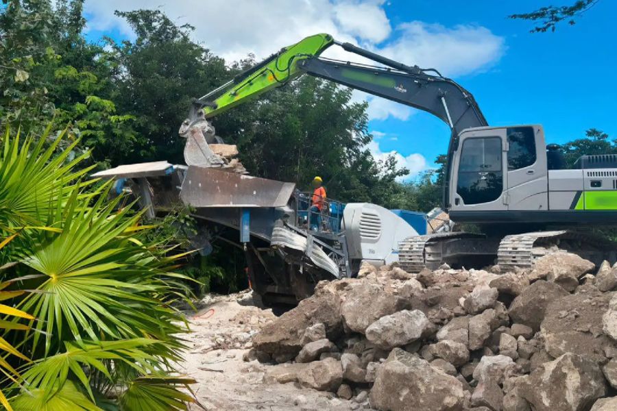 Royal Caribbean continúa obras en Mahahual pese a la suspensión judicial