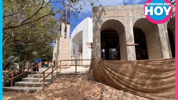 Avanza 60% la construcción de la nueva Catedral de Cancún; buscan apoyo para concluir la obra