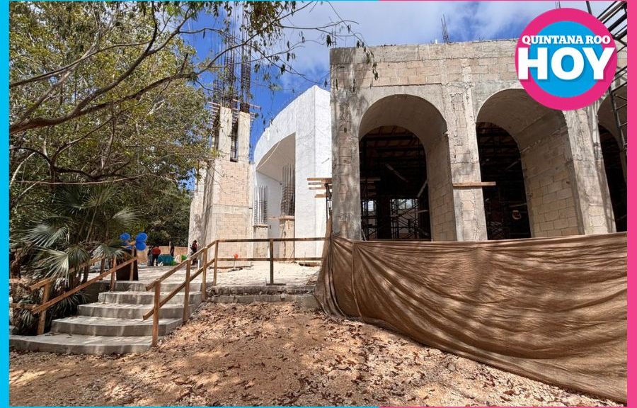 Avanza 60% la construcción de la nueva Catedral de Cancún; buscan apoyo para concluir la obra