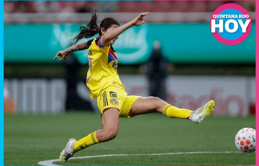 Montserrat Saldívar juega el Clásico Nacional de la Liga MX Femenil entre América y Chivas