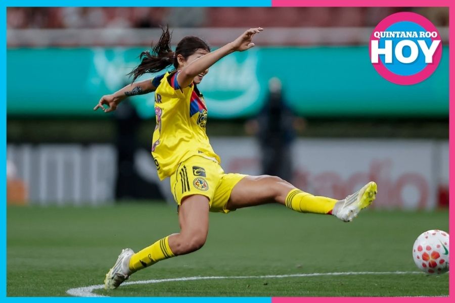 Montserrat Saldívar juega el Clásico Nacional de la Liga MX Femenil entre América y Chivas
