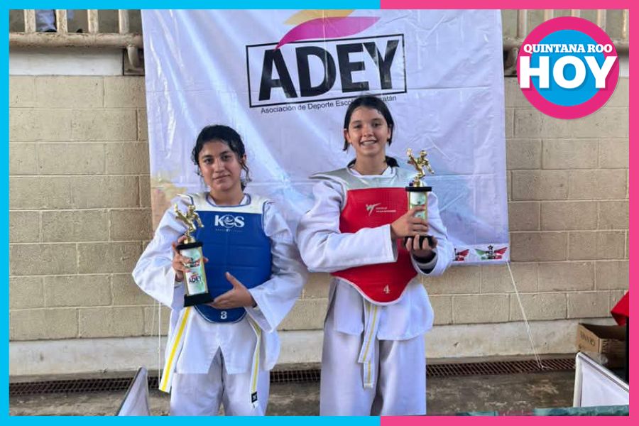 Atletas de Felipe Carrillo Puerto brillan en torneo de Taekwondo en Mérida