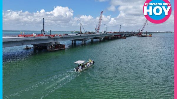 Puente Nichupté en Cancún alcanza 96% de avance y entra en fase final de construcción