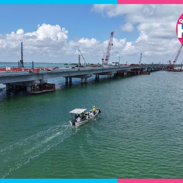 Puente Nichupté en Cancún alcanza 96% de avance y entra en fase final de construcción