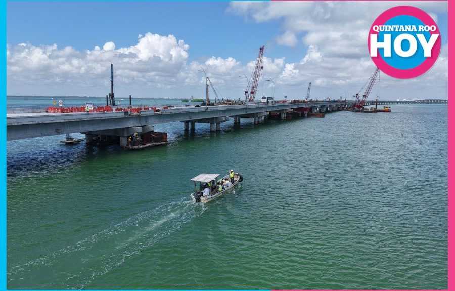 Puente Nichupté en Cancún alcanza 96% de avance y entra en fase final de construcción