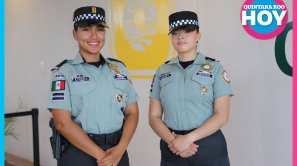 Mujeres de la Guardia Nacional fortalecen la seguridad en el Tren Maya en Cancún
