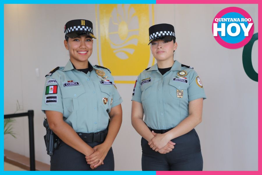 Mujeres de la Guardia Nacional fortalecen la seguridad en el Tren Maya en Cancún