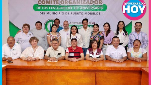 Instalan comité para celebrar el 10 aniversario de Puerto Morelos