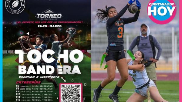 Convocan al Torneo Interregiones de Tocho Bandera en Cancún