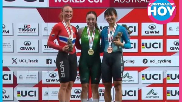 Yareli Acevedo gana oro para México en la Copa Mundial de Ciclismo de Pista