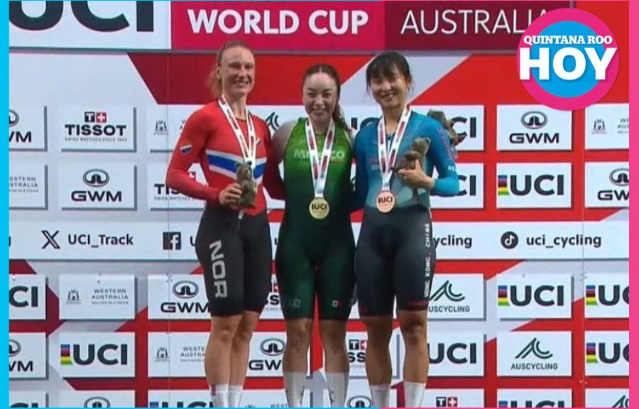 Yareli Acevedo gana oro para México en la Copa Mundial de Ciclismo de Pista