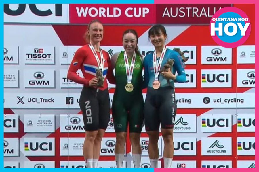 Yareli Acevedo gana oro para México en la Copa Mundial de Ciclismo de Pista