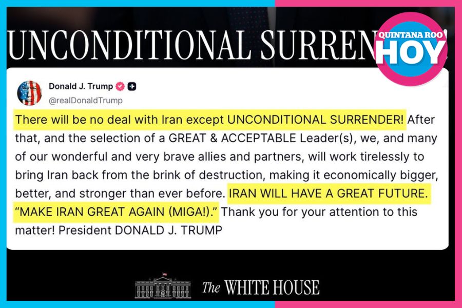 Trump exige rendición de Irán mientras guerra en Medio Oriente escala