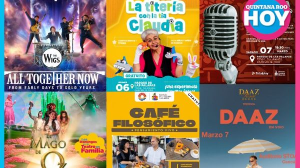 Agenda cultural en Cancún: salsa, teatro, títeres y tributo a The Beatles este fin de semana