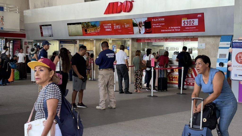 Fin de semana largo aumenta un 30% corridas de autobuses en Cancún