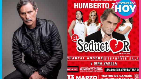 Humberto Zurita llega a Cancún con la comedia “El Seductor”
