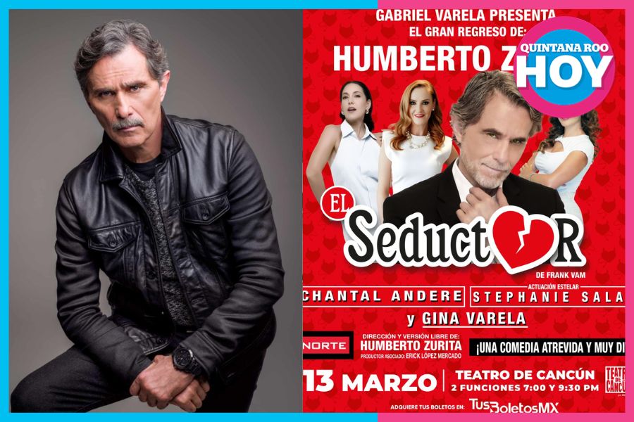 Humberto Zurita llega a Cancún con la comedia “El Seductor”