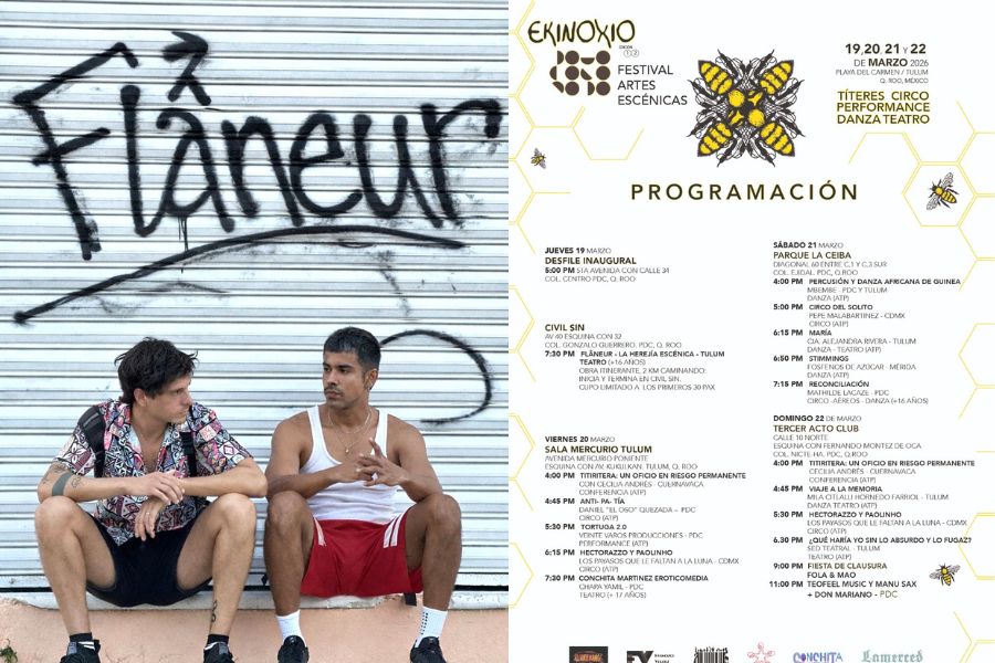 Festival Ekinoxio 2026 llena de arte la Riviera Maya