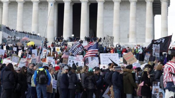 Masivas protestas contra Donald Trump