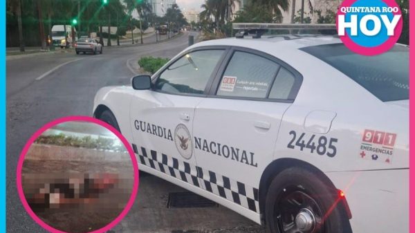 Guardia Nacional atropella a mujer en la zona hotelera de Cancún