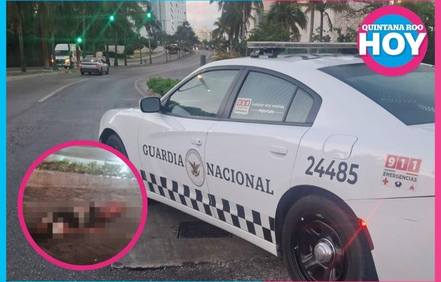 Guardia Nacional atropella a mujer en la zona hotelera de Cancún