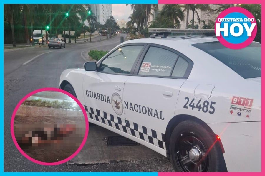 Guardia Nacional atropella a mujer en la zona hotelera de Cancún