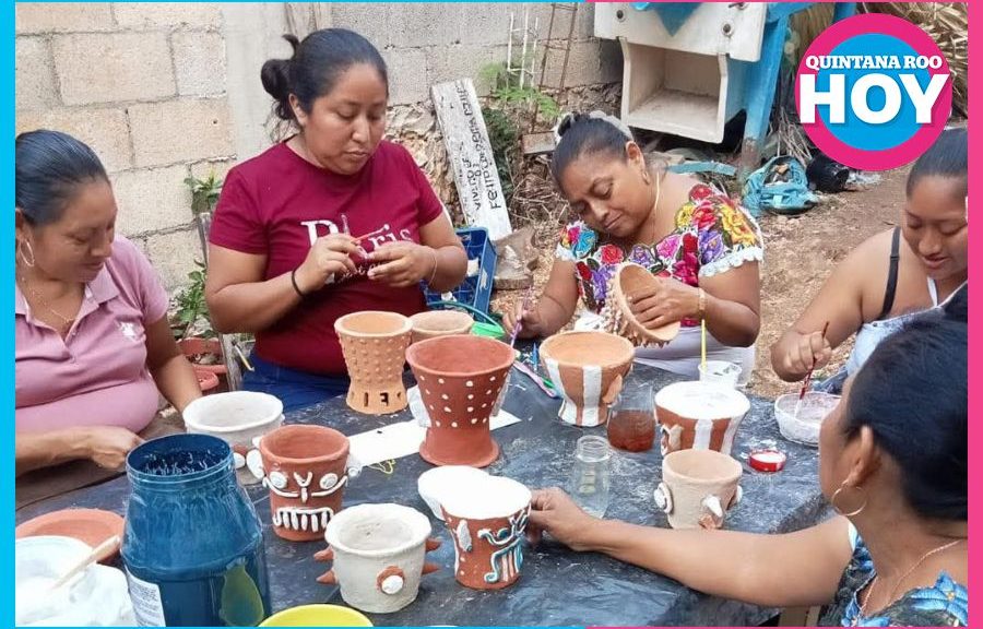 Mujeres mayas preservan la cerámica tradicional en Tulum