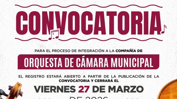 Convocan a músicos de Cancún para integrar la Orquesta de Cámara Municipal