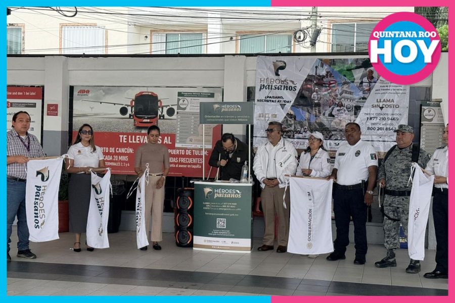 Arranca en Playa del Carmen el programa Héroes Paisano Semana Santa 2026