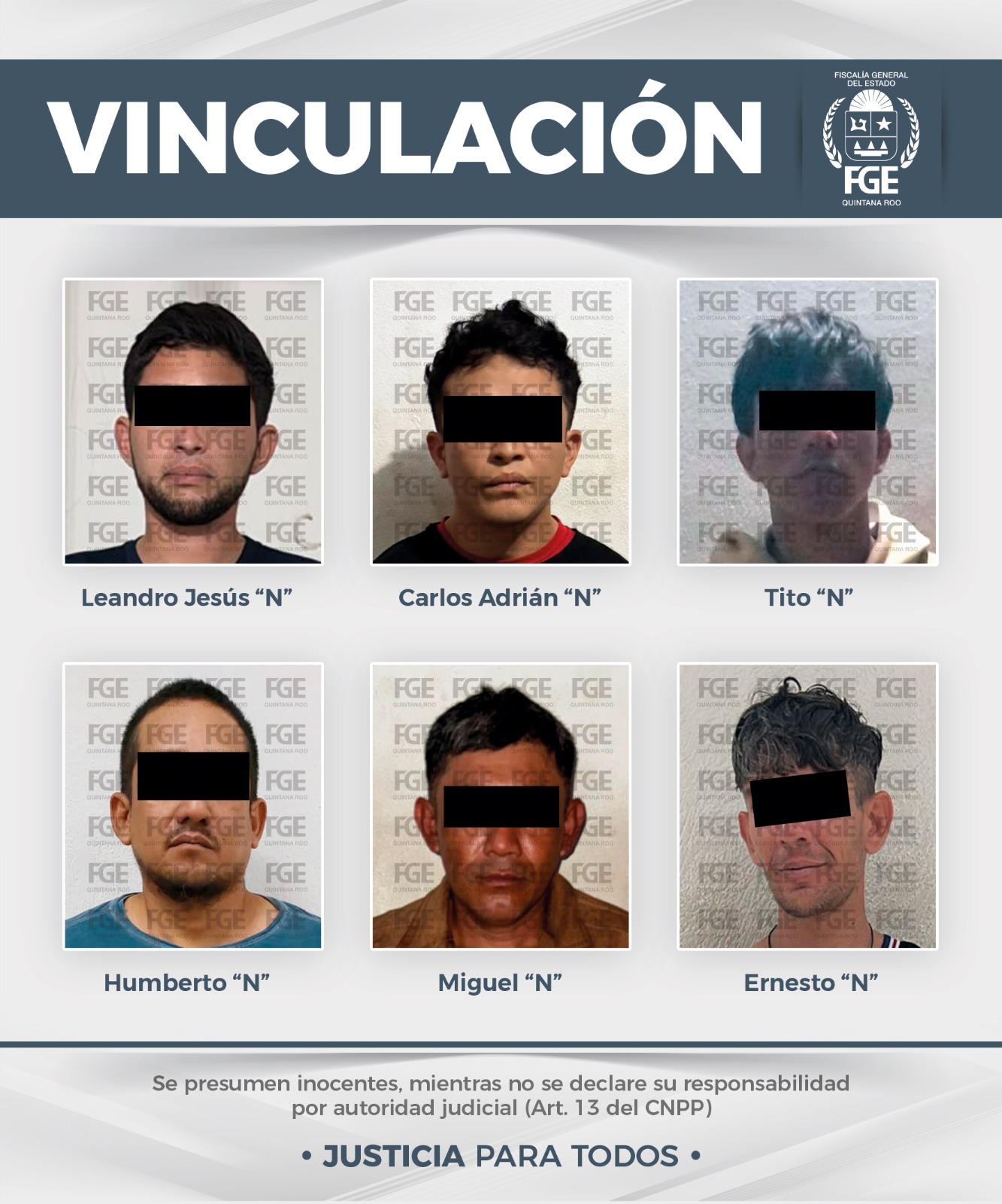 Vinculan a proceso a nueve personas por narcomenudeo en Quintana Roo