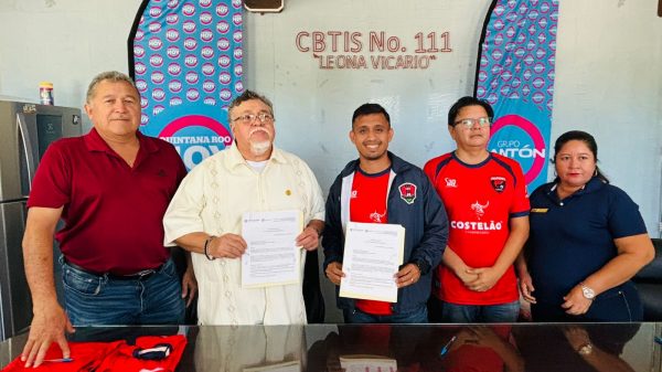 Club Tiburones y CBTIS 111 inauguran el Centro de Alto Rendimiento en Cancún